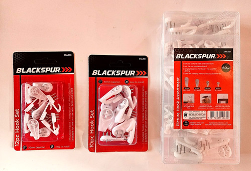 Hard wall hanging hooks - hard, heavy