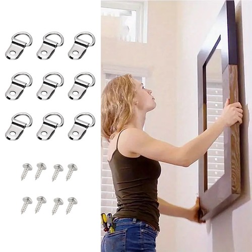 Picture frame hooks rings - picture, d