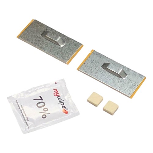 Picture hanging plate kit self - picture,