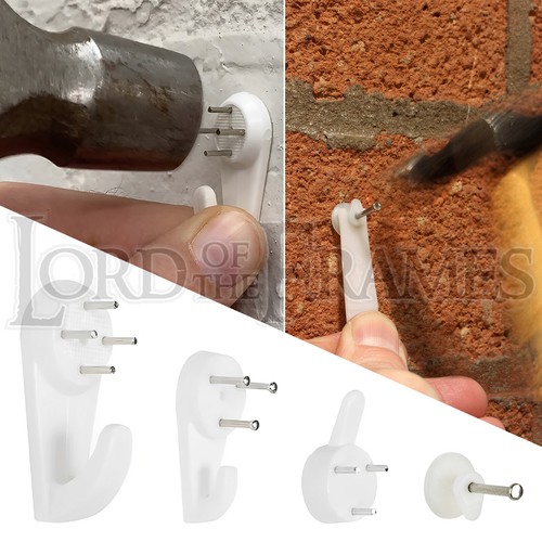 Sizes hard wall hooks - hard,