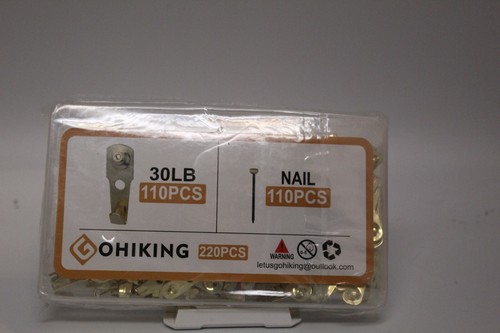 Picture hanging kit brass - kit,