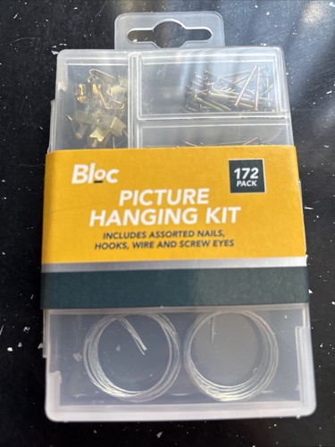 Picture hanging kit includes - kit,