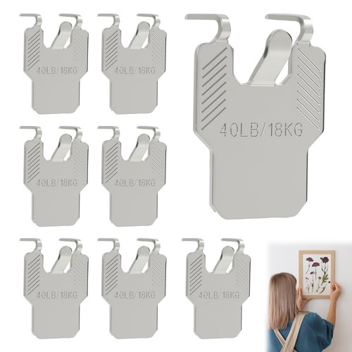 Claw picture hooks pack - hooks,, 8